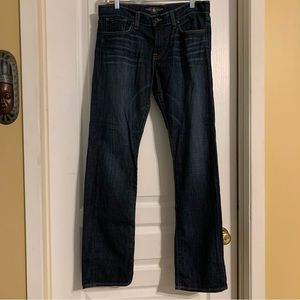 Lucky Brand Sienna Tomboy dark denim jeans